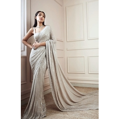 Georgette Heavy Embroidery Multy and Sequins(5mm) Work